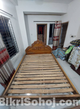 নিম কাঠের তৈরি খাট বিক্রি হবে